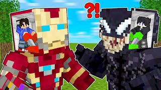 Control SECRET SUPERHERO in Minecraft [upl. by Dyraj584]