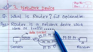 What is Router full Explanation  Computer Networking [upl. by Nolos434]