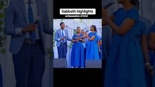 Ambassadors of Krist choirsabbath highlightssda musicchristian musicgospelnewmusic [upl. by Ydnerb]