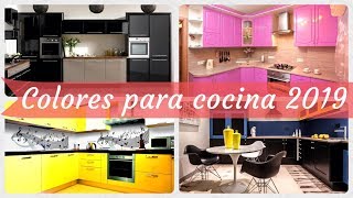 100 Ideas de 👩‍🍳 colores para cocina modernas 2019 [upl. by Ragen150]