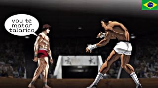 🇧🇷 BAKI VS MUHAMMAD ALI JR  Talarico quase morreu KKKKK   BAKI HANMA DUBLADO [upl. by Ennaimaj]