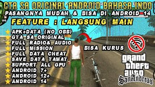 Download GTA San Andreas Original APK  DATA Tutorial dan Langsung Main di Android [upl. by Lamahj]