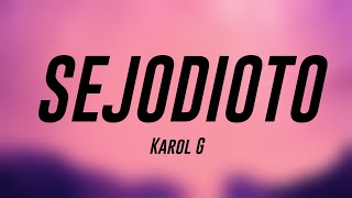 SEJODIOTO  Karol G Lyrics Video 🎧 [upl. by Ocsecnarf375]