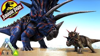 ARK JUGGERNAUT 32 BOSS XENOCERATOPS amp MORE Ark Survival Evolved Jurassic Park Expansion Mod [upl. by Walsh]