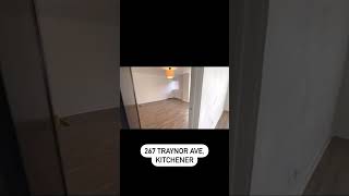 267 Traynor Ave Kitchener [upl. by Onitsoga]