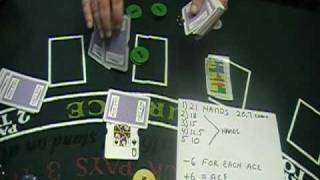 Card counting at single deck 2 JSTAT Count [upl. by Saddler821]