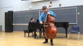 Toby Vigneau performs Dragonetti Concerto [upl. by Nuahsyar]