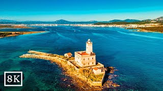 Olbia Sardinia Italy  A Mediterranean Jewel  Scenic Relaxation Film in 8k Ultra HDR Video [upl. by Celle886]