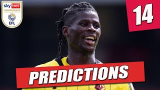 EFL CHAMPIONSHIP PREDICTIONS WEEK 14 2425 [upl. by Erroll]