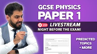 📝 GCSE Physics Paper 1  🔴 Live Stream  830PM  Predicted Topics  Combined amp Triple Science [upl. by Cissie]