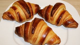 RECETTE DES CROISSANTS FACILE CUISINE RAPIDE [upl. by Zampardi]