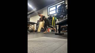 Zercher Single Leg Deadlift with Medball [upl. by Esyli345]