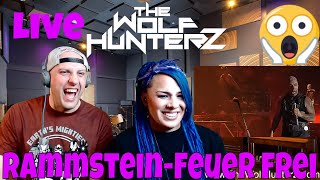 RammsteinFeuer Frei Download Festival 2013 PROSHOT  THE WOLF HUNTERZ Reactions [upl. by Egerton]