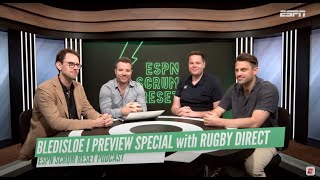 Bledisloe I Preview Special LIVE ESPN Scrum Reset Podcast with Rugby Direct  Rugby [upl. by Redd]