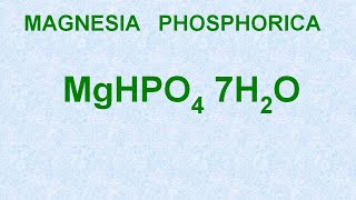 MAGNESIA PHOSPHORICA  ΑΝΤΙΜΕΤΩΠΙΣΗ ΟΞΕΩΝ ΚΑΤΑΣΤΑΣΕΩΝ ΜΕ ΟΜΟΙΟΠΑΘΗΤΙΚΗ [upl. by Ameluz]