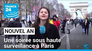 Nouvel An  une soirée sous haute surveillance à Paris • FRANCE 24 [upl. by Enerual402]