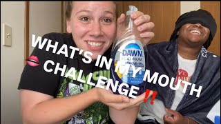 WHATS IN MY MOUTH👄 CHALLENGE‼️ [upl. by Aeriela317]