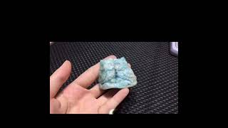 natural larimar double owls carvingscrystalwholesale crystalcarving [upl. by Margaret]