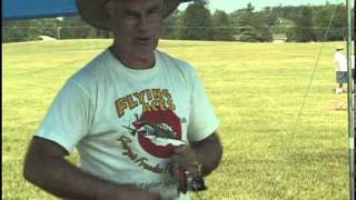 Gary Baughman Flys His P51B Rubber Scale Model Airplane [upl. by Packton]