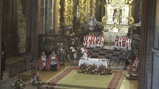 CATEDRAL DE COMPOSTELA  Visperas Solemnes de la Solemnidad de Santiago Apóstol  24072024 [upl. by Simeon572]