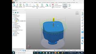 POWERMILL 2024 5 AXIS TUTORIAL OP10 5AXIS STRATEGIES IS USING IN OP20 [upl. by Illib]