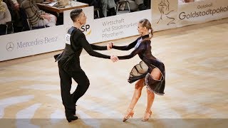 Ayan Zhumatayev  Raziya Salimova KAZ  GoldstadtPokal 2018  WDSF WO LAT  R3 S [upl. by Aratak]