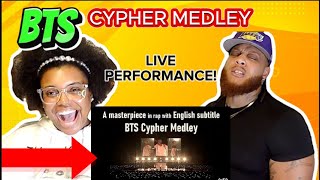 BTS  CYPHER MEDLEY LIVE PERFORMANCE  REACTION [upl. by Trudy]