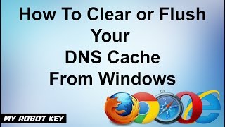 How to Clear or Flush DNS Cache from your computer windows 10 [upl. by Tnattirb]