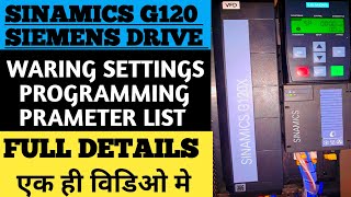 Master SINAMICS G120 VFD Programming in Hindi [upl. by Eltsyrhc926]