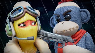 La Marmota Espacial me CAZA EN FORTNITE [upl. by Nelleh372]