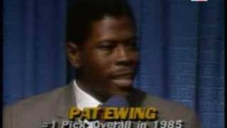 NBA Draft 1985  Patrick Ewing Pick NO1 [upl. by Anelaj]