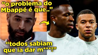 🚨BENZEMA MANDOU A REAL SOBRE SITUAÇÃO DO MBAPPÉ E VINICIUS JR NO REAL MADRID [upl. by Ariat]