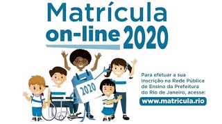 Matrícula Rio 2020 pelo cell [upl. by Frasquito]