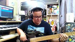 Niscaya  Bilal Indrajaya BASS COVER [upl. by Serolod]