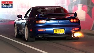 Mazda RX7 Compilation 2019  Turbo Rotary Sounds [upl. by Adidnac]