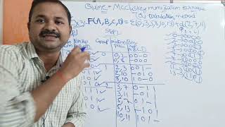 Quine McCluskey Minimization Technique  Example 3  Tabulation Method  DLD  Digital Electronics [upl. by Fielding]