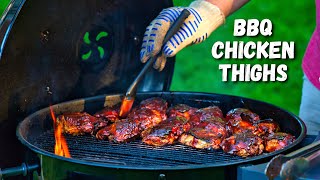 Back To The Basics BBQ Series BBQ Chicken Thighs [upl. by Ellison605]