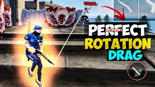 New rotation drag free fire  Top god level onetap headshot trick  100 working [upl. by Halas]