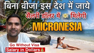 बिना वीजा के जाओ इस देश  No Visa Required  No job offer letter needed jobs micronesia [upl. by Nnylassej211]