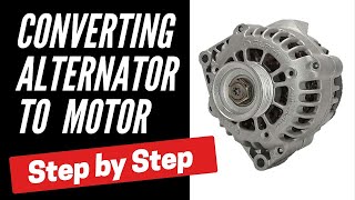 Convert Alternator to Brushless Motor [upl. by Nepsa]