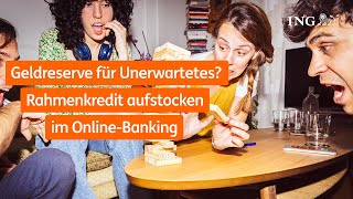 Rahmenkredit erhöhen im OnlineBanking [upl. by Asiret]