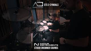 KILLER edrum sounds NI Studio Drummer feat AE Hybrid CTS ecymbals [upl. by Kendell]