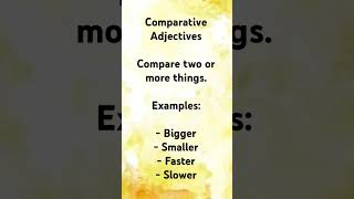 Comparative adjectives adjective in english grammar comparative adjective englishgrammar [upl. by Hoagland]