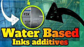 Water Based Inks additives  Screen Printing in 1 Minute [upl. by Idac309]