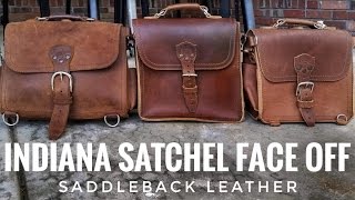 Maybe the Best Leather Satchel Indiana Satchel FaceOFF  Saddleback Leather [upl. by Sherris697]