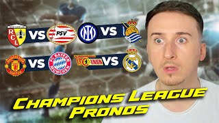 🇪🇺 Pronostic Foot LIGUE DES CHAMPIONS  Mes 8 PRONOSTICS  Ligue des Champions [upl. by Mollee]