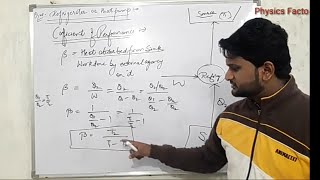 refrigerator in hindi  heat pump  thermodynamics class 11  by physics facto [upl. by Healy738]