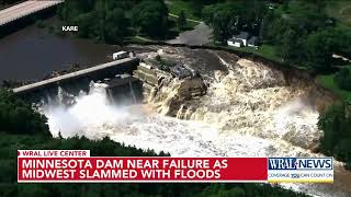 MN Rapidan Dam near failure as Midwest slammed with floods [upl. by Valaria271]