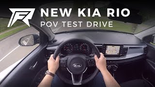 2017 Kia Rio 10 TGDI 100HP  POV Test Drive no talking pure driving [upl. by Euqinommod]