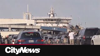 BC Ferries expects busy weekend [upl. by Aenej]